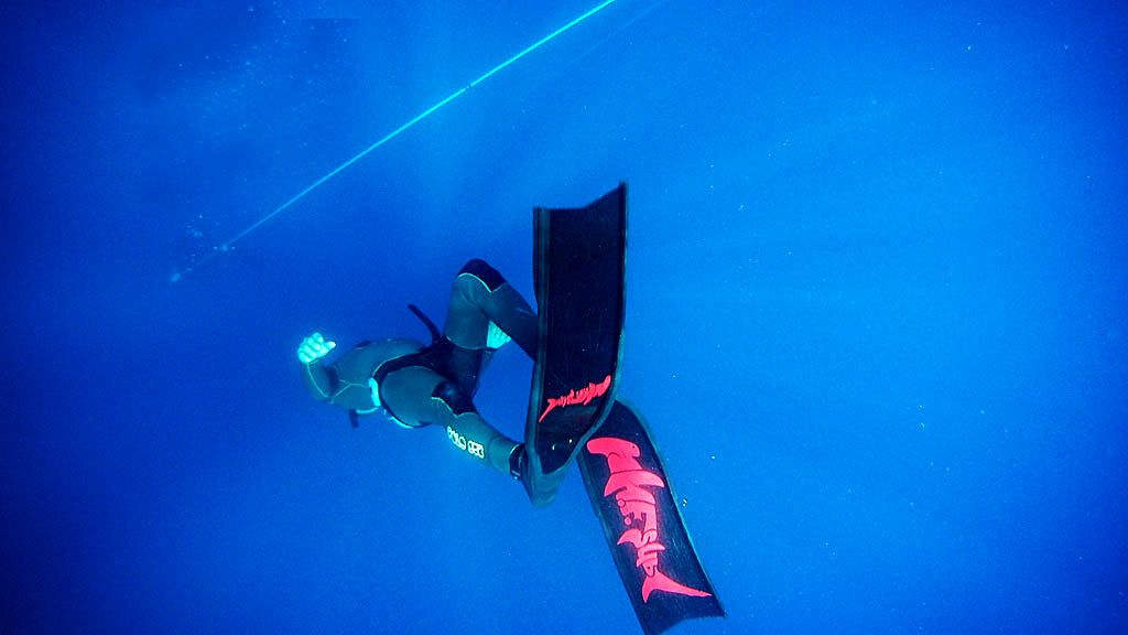 Freediving Training von Scubamarine bei Apnea Canarias auf Teneriffa 2014