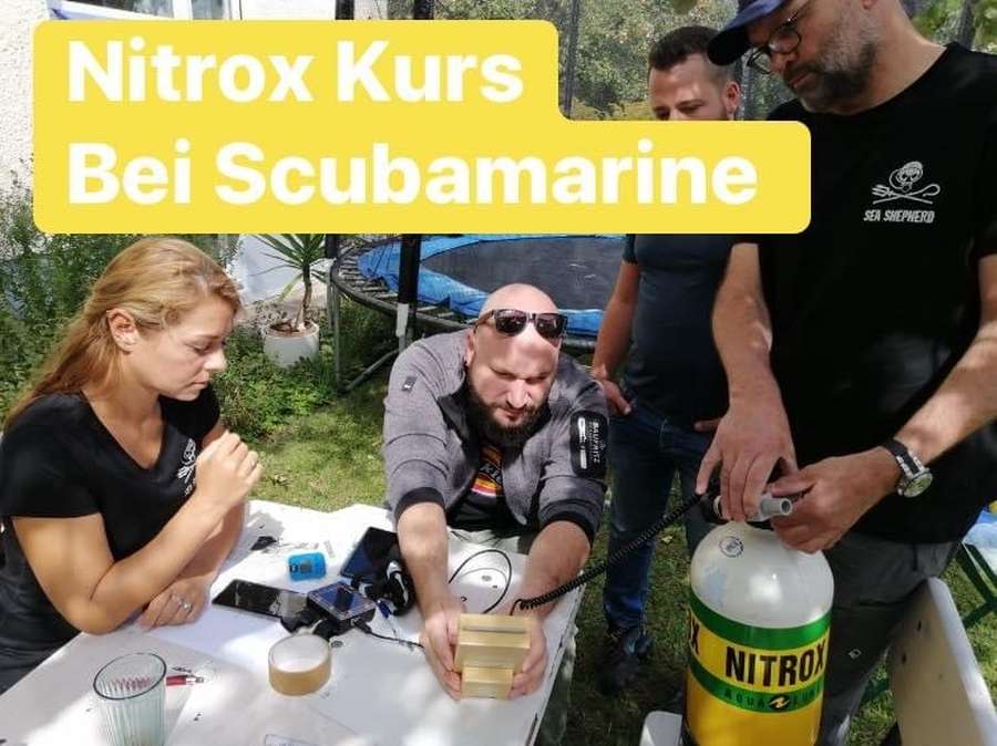 PADI EAN Nitrox Kurs mit Scubamarine aus Ulm