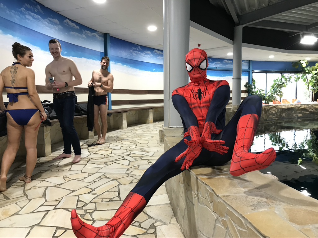Tauchschule Scubamarine Marvel Spiderman Freediver Martin